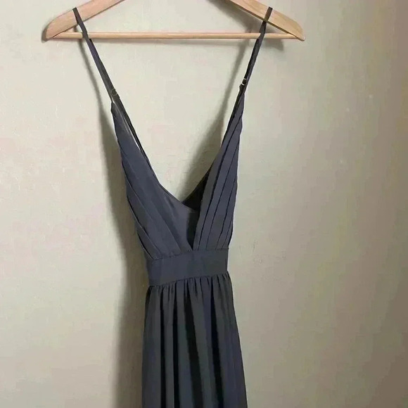 Meghan LA Enchanted‎ Garden Maxi Dress Gray - Picture 3 of 16